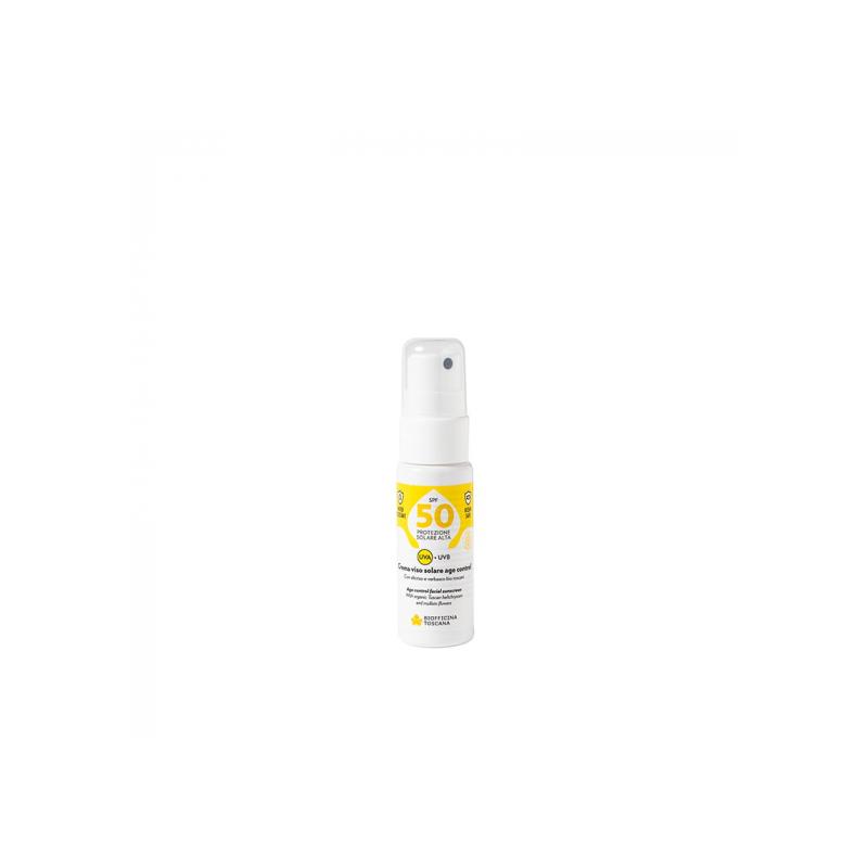 Crema solare viso Age control SPF50 50 ml - Biofficina Toscana