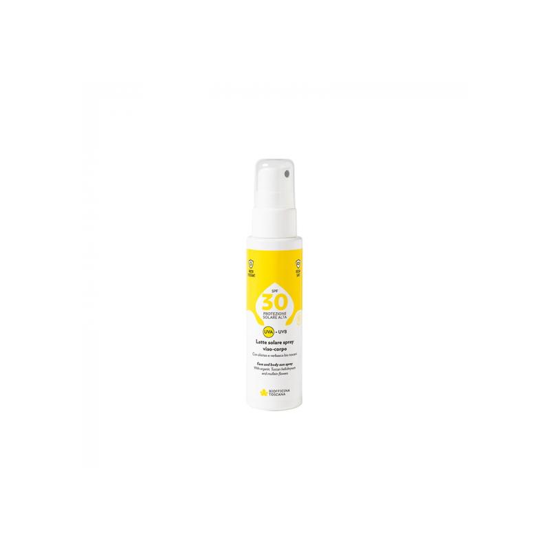 Latte spray viso-corpo SPF30 100 ml - Biofficina Toscana