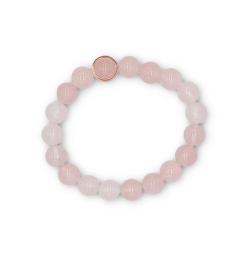 Bracciale Quarzo Rosa 10MM - Le Origini