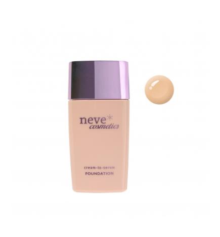 Fondotinta Cream To Serum Tan Warm - Neve Cosmetics